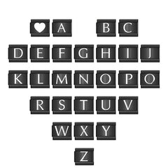 Letter in Black